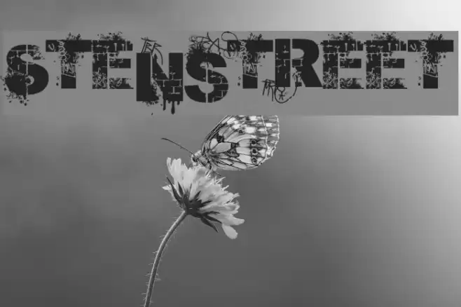 Stenstreet Font examples