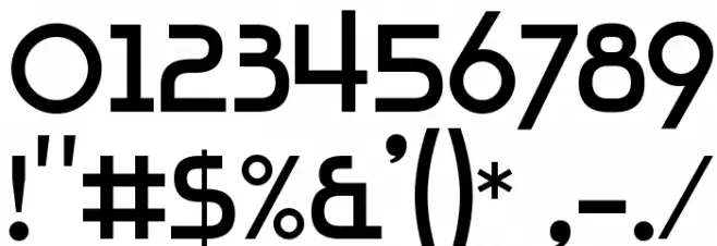 Stentiga-Regular Font OTHER CHARS