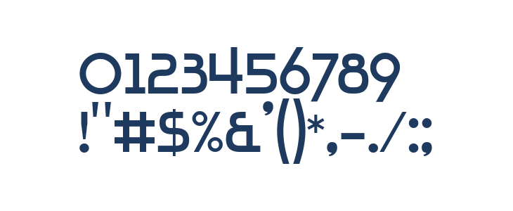 Stentiga-Regular Other Characters