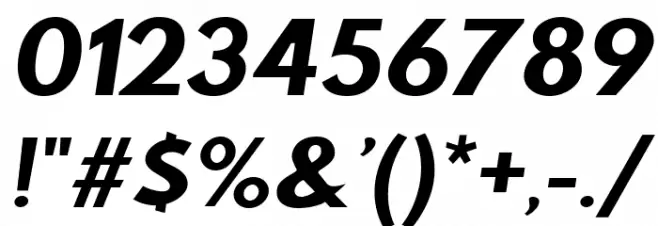 Step Down Oblique Font OTHER CHARS