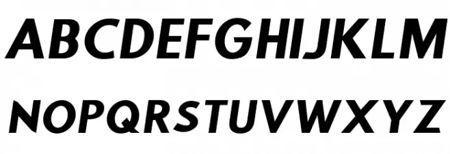 Step Down Oblique 字体 大写
