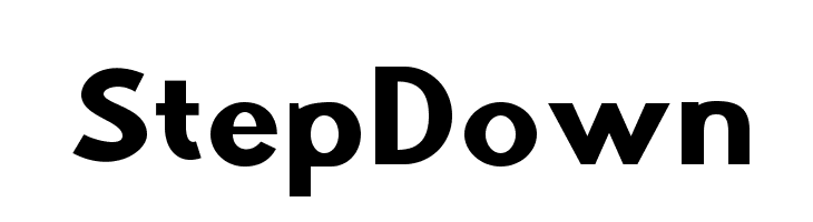 Step Down  免费字体下载