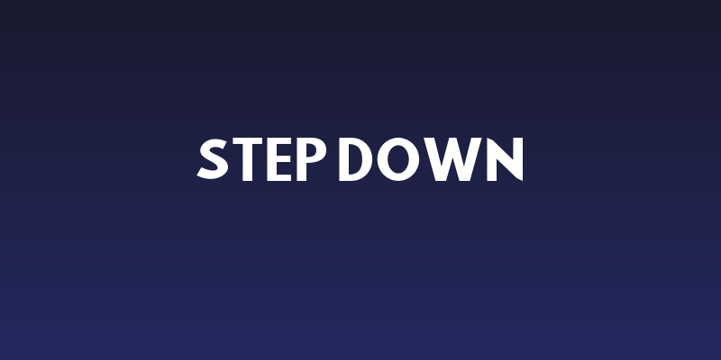 Step Down Social Header