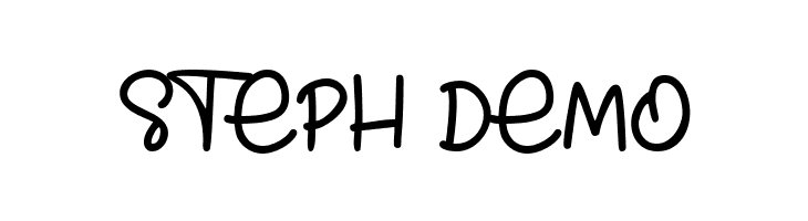Steph Demo  Free Fonts Download