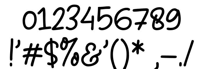 Steph Demo Font OTHER CHARS