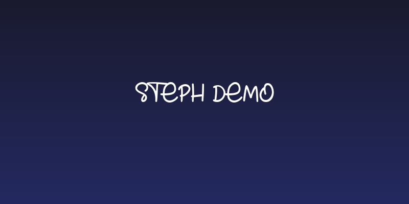 Steph Demo Social Header