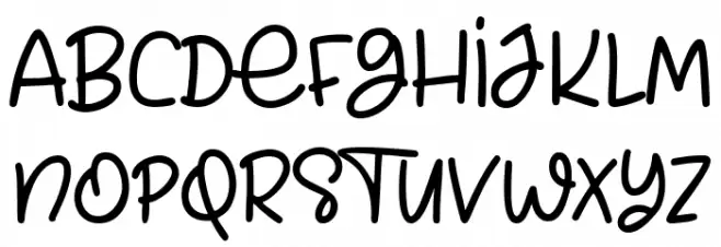 Steph Demo 字体 小写