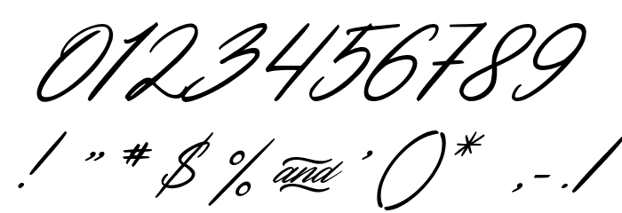 Stephanie Richardson Font OTHER CHARS