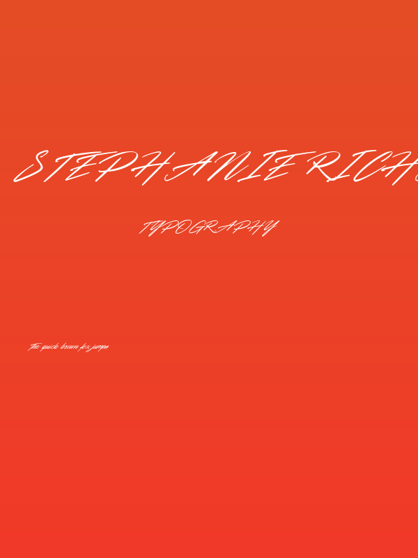 Stephanie Richardson Poster