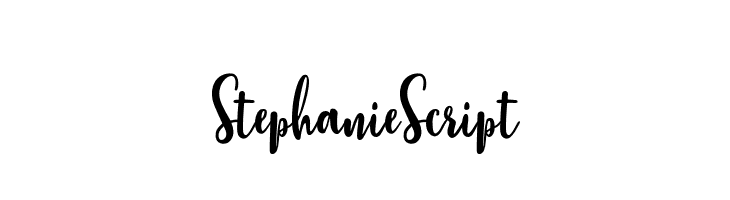 StephanieScript  नि: शुल्क फ़ॉन्ट्स डाउनलोड