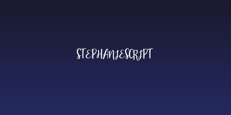 StephanieScript Social Header