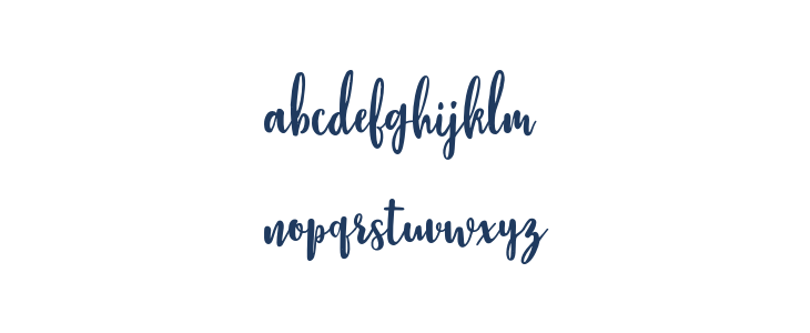 StephanieScript Lowercase