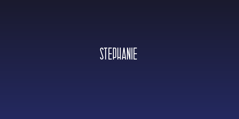 Stephanie Social Header