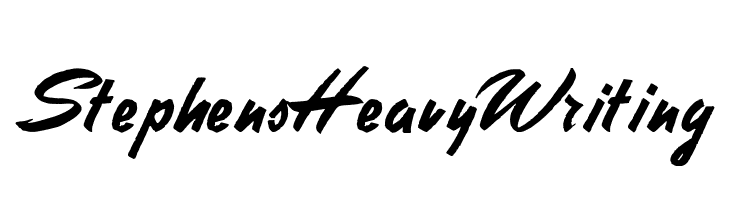StephensHeavyWriting  Fuentes Gratis Descargar
