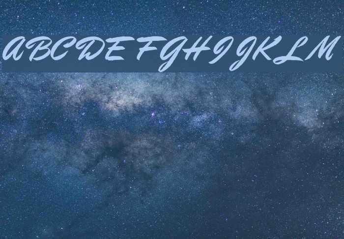 StephensHeavyWriting Font examples