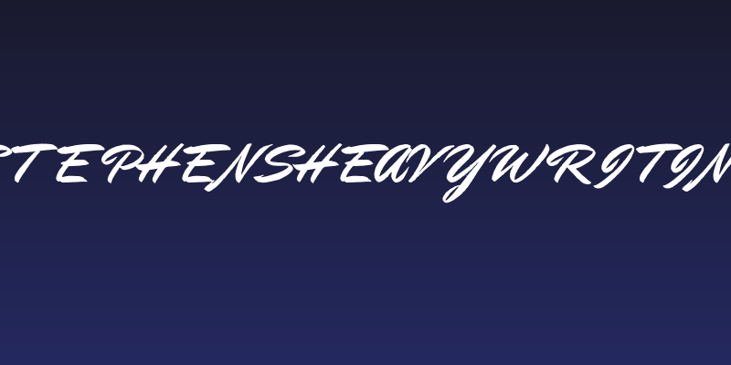 StephensHeavyWriting Social Header