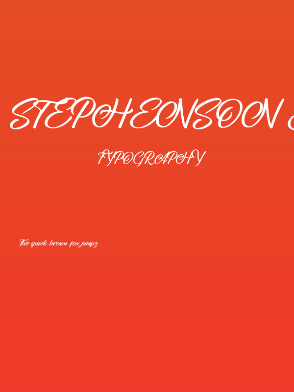 Stephenson Brandon Poster