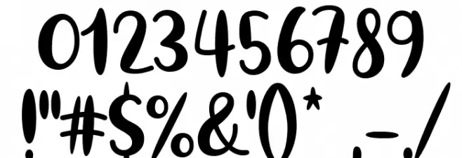 Stephia フォント その他の文字