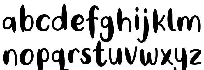 Stephia フォント 小文字
