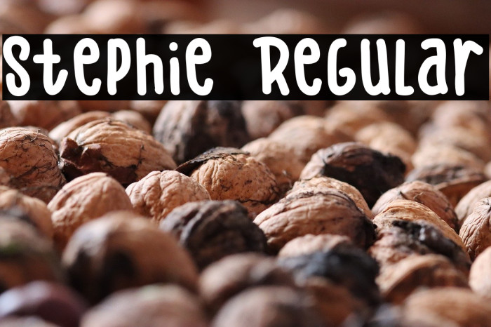 Stephie Regular Example 1