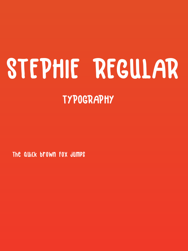 Stephie Regular Poster