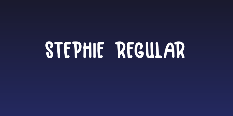 Stephie Regular Social Header