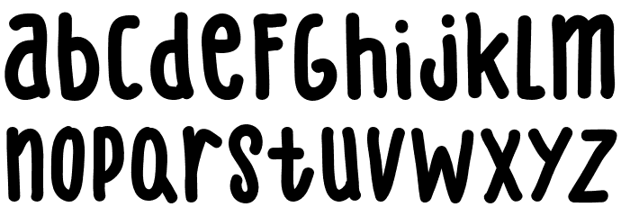Stephie Regular Font LOWERCASE