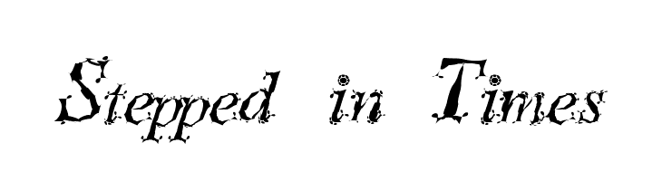 Stepped in Times  免费字体下载