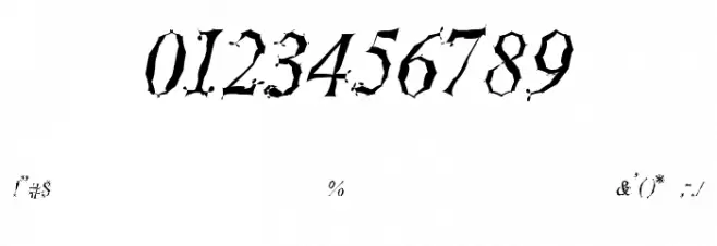 Stepped in Times Schriftart Anderer Schreiben