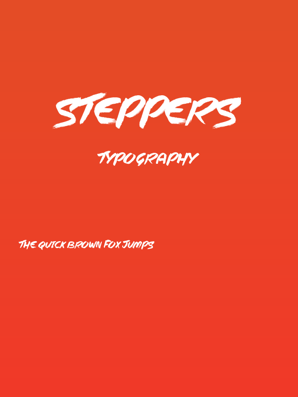 Steppers Poster