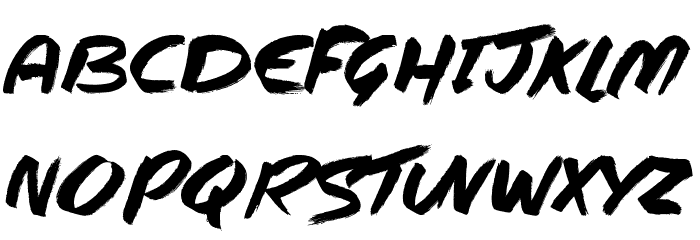 Steppers Font LOWERCASE