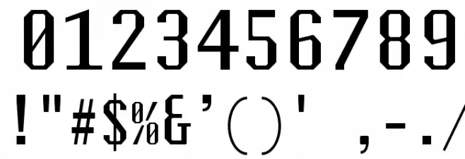 Steps-Mono Mono Font OTHER CHARS