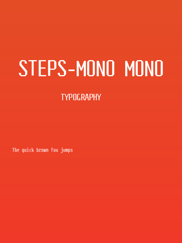 Steps-Mono Mono Poster