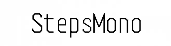 Steps Mono  baixar fontes gratis