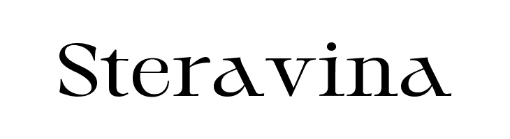 Steravina  font caratteri gratis