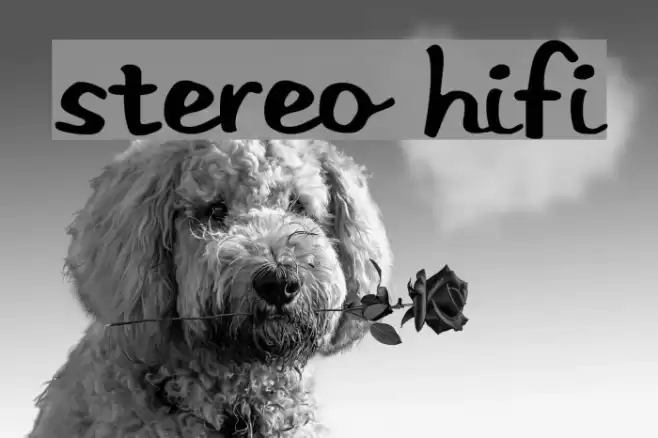 Stereo Hifi Caratteri examples