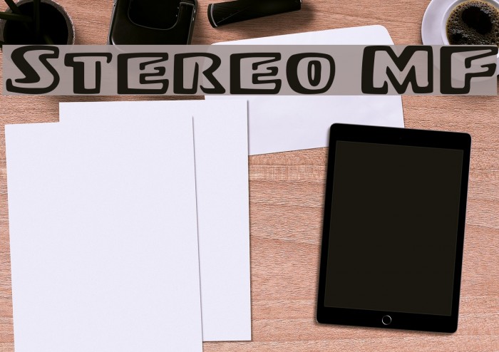 Stereo MF Font examples