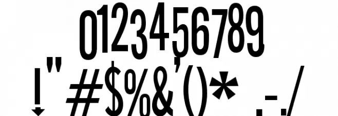 Stereofidelic-Regular Font OTHER CHARS