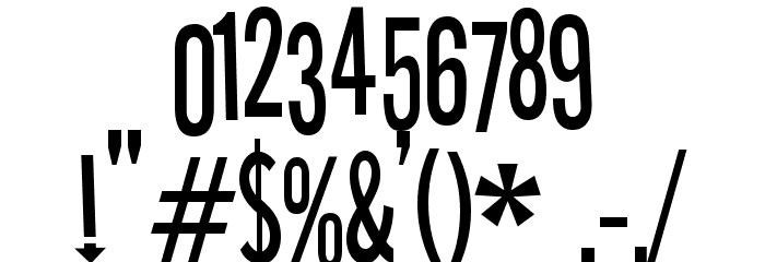 Stereofidelic-Regular Font OTHER CHARS