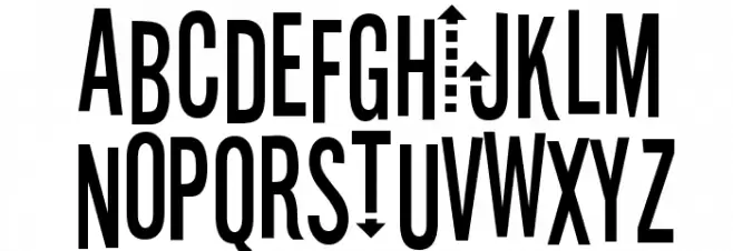 Stereofidelic-Regular خط أحرف كبيرة