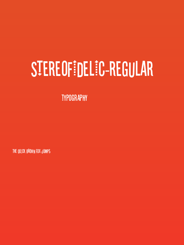 Stereofidelic-Regular Poster