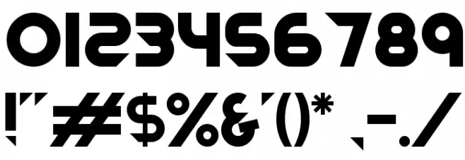 Stereofunk Font Alte caractere