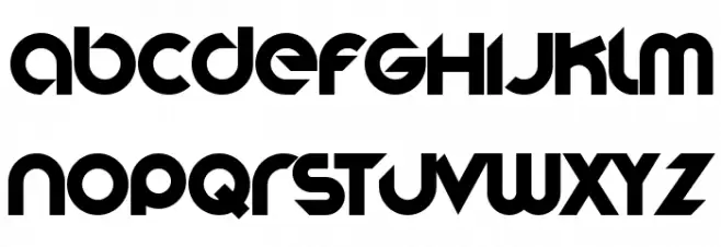 Stereofunk フォント 大文字