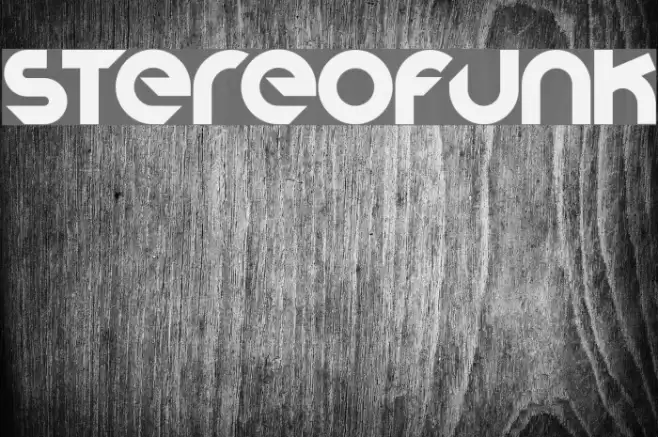 Stereofunk Font examples