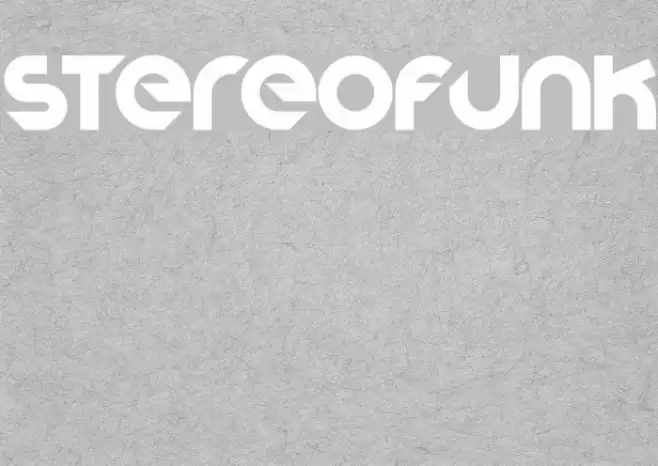 Stereofunk Font examples