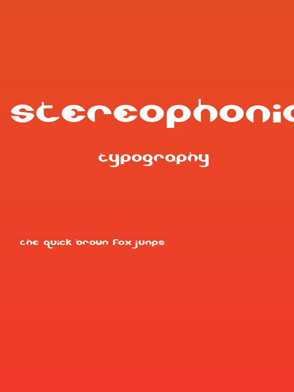 Stereophonic 1 Poster