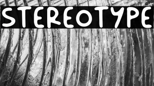 Stereotype 字体 examples
