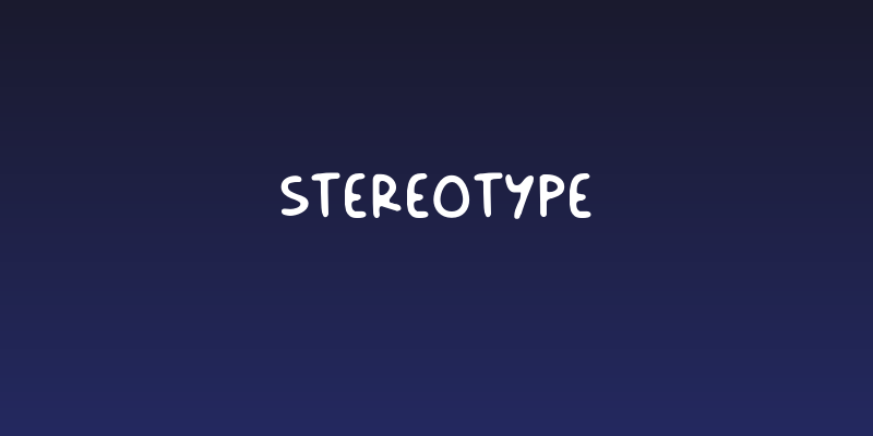 Stereotype Social Header