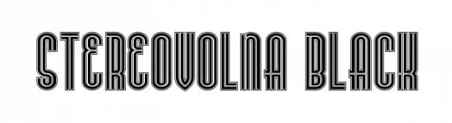 Stereovolna Black  Fuentes Gratis Descargar