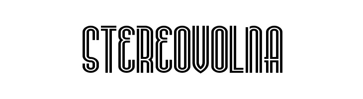 Stereovolna Font